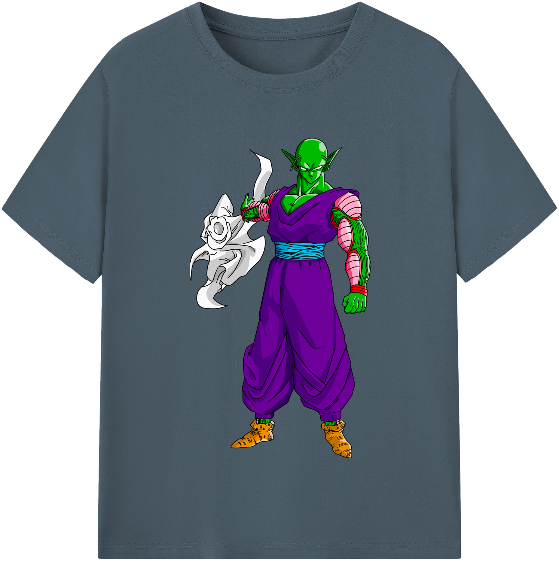 （画像用） ドラゴンボール ピッコロ DRAGON BALL Piccolo 綿100％半袖Tシャツ（フロントプリント）